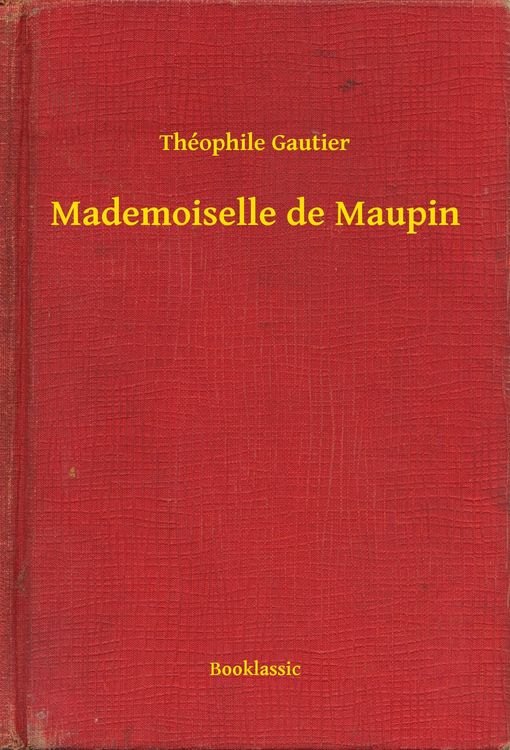 Produktbild: Mademoiselle de Maupin