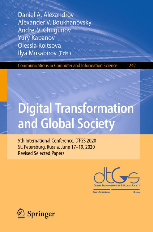 Produktbild: Digital Transformation and Global Society
