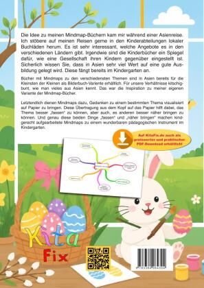 Produktbild: KitaFix-Mindmap Ostern (Fertig ausgearbeitete Gedankenlandkarten f&uuml;r die Vorschularbeit in Kindergarten und Kita)