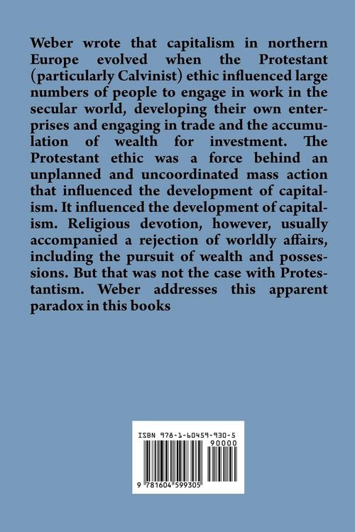 Produktbild: The Protestant Ethic and the Spirit of Capitalism