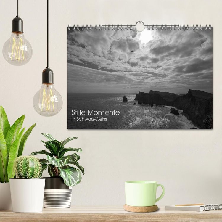 Produktbild: Stille Momente in Schwarz-Weiss (Wandkalender 2027 DIN A4 quer), CALVENDO Monatskalender