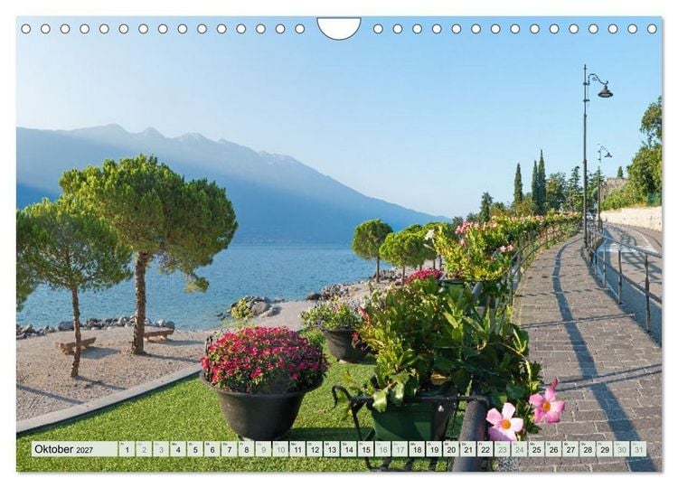 Produktbild: Gardasee - Perle Italiens (Wandkalender 2027 DIN A4 quer), CALVENDO Monatskalender