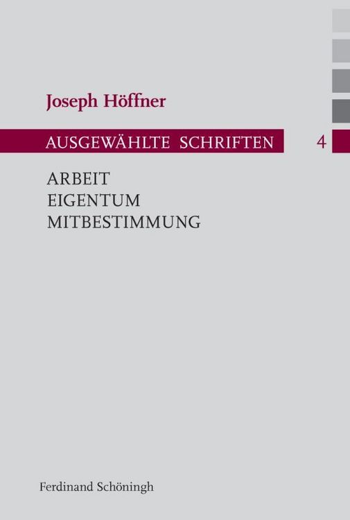 Produktbild: Arbeit - Eigentum - Mitbestimmung