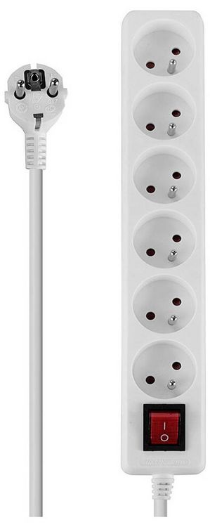 Produktbild: LINDY 73126 Steckdosenleiste Wei&szlig; Kaltger&auml;testecker 1St.