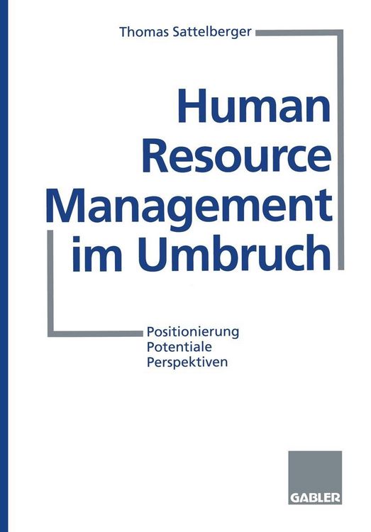 Produktbild: Human Resource Management im Umbruch