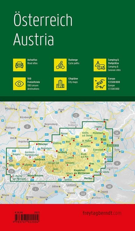 Produktbild: Freytag & berndt Autoatlas &Ouml;sterreich 1:150.000