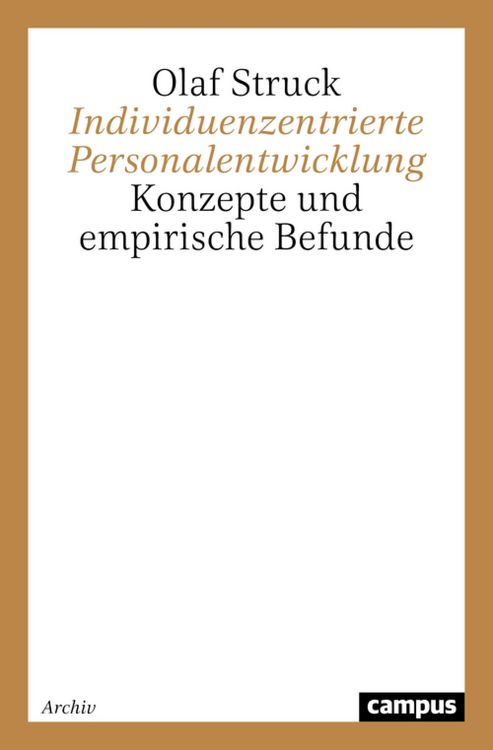 Produktbild: Individuenzentrierte Personalentwicklung