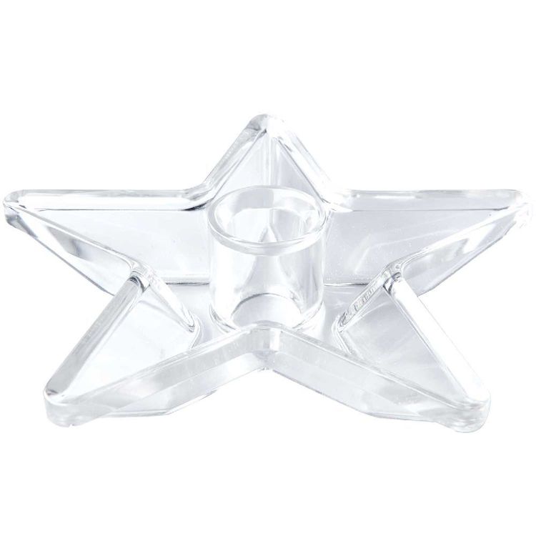 Produktbild: Silikon Gießform Kerzenhalter Stern, 15 x 15 x 3,5 cm / Außenmaß Silikonform 15,5 x 15,5 x 4 cm