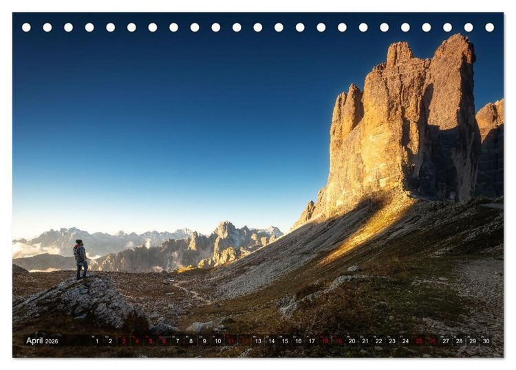 Produktbild: Zwischen Berg und Tal (Tischkalender 2026 DIN A5 quer), CALVENDO Monatskalender