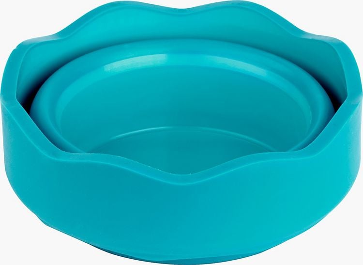 Produktbild: Faber-Castell Wasserbecher Clic & Go faltbar türkis