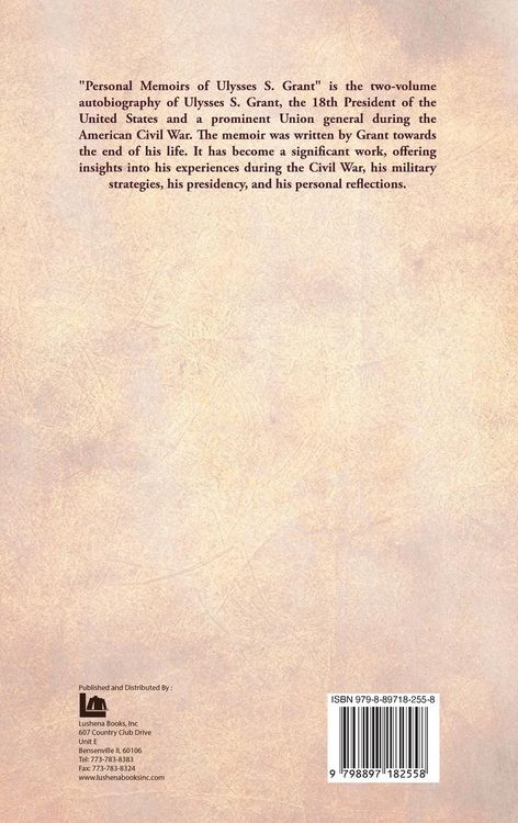 Produktbild: Personal Memoirs of Ulysses S. Grant