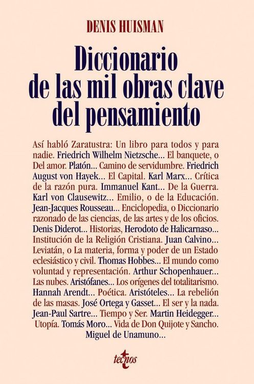 Produktbild: Diccionario de las mil obras clave del pensamiento