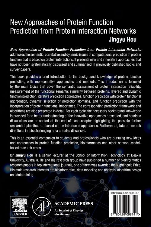 Produktbild: New Approaches of Protein Function Prediction from Protein Interaction Networks