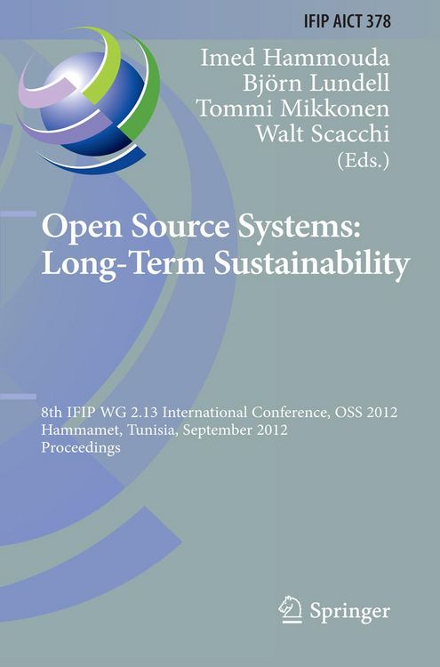 Produktbild: Open Source Systems: Long-Term Sustainability