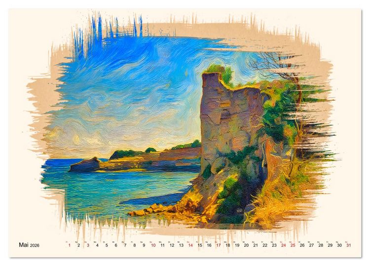 Produktbild: Korfu - Griechische Adria-Insel (hochwertiger Premium Wandkalender 2026 DIN A2 quer), Kunstdruck in Hochglanz