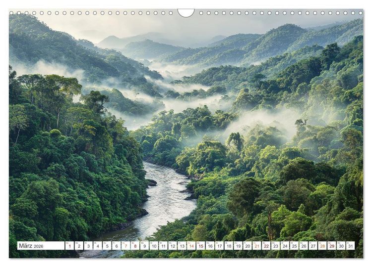 Produktbild: Ungez&auml;hmte Natur (Wandkalender 2026 DIN A3 quer), CALVENDO Monatskalender