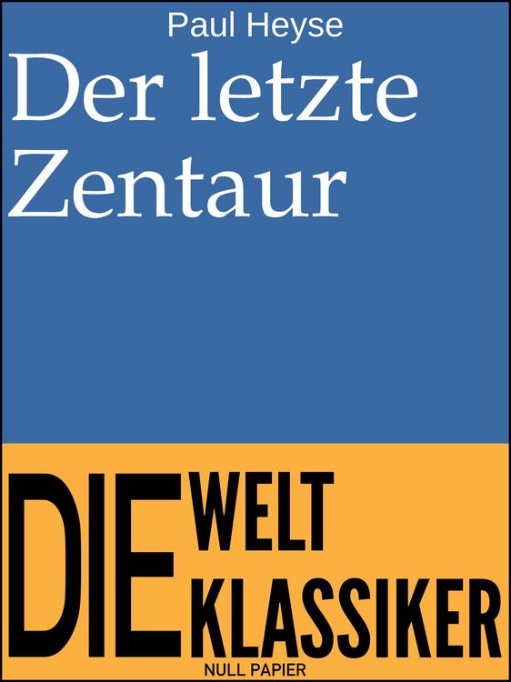 Produktbild: Der letzte Zentaur