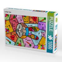 Produktbild: CALVENDO Puzzle Lustiger Hase | 1000 Teile Lege-Gr&ouml;&szlig;e 64x48cm Foto-Puzzle f&uuml;r gl&uuml;ckliche Stunden