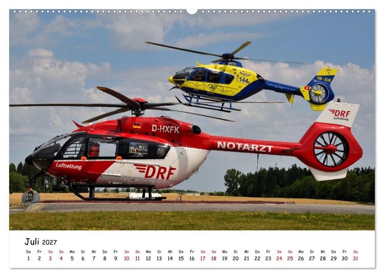 Produktbild: Wo Kraft schwebt und Pr&auml;zision fliegt (Wandkalender 2027 DIN A2 quer), CALVENDO Monatskalender