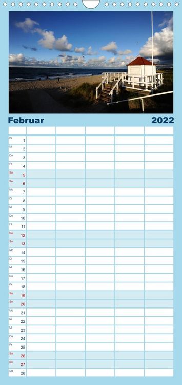 Produktbild: Familienplaner K&uuml;hlungsborn (Wandkalender 2022 , 21 cm x 45 cm, hoch)