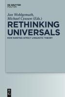 Produktbild: Rethinking Universals