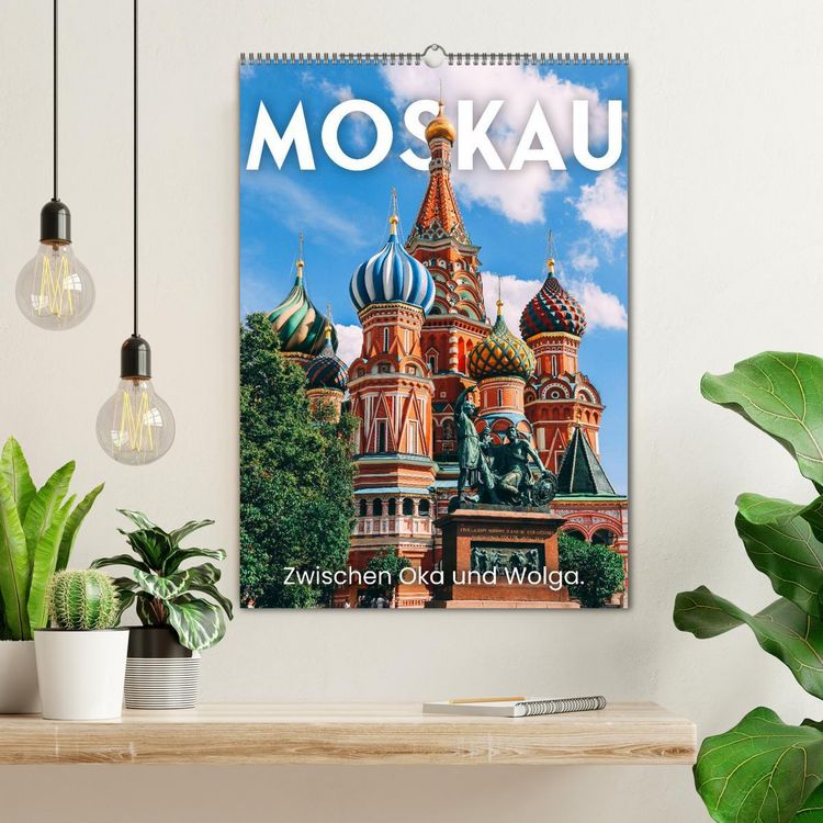 Produktbild: Moskau - Zwischen Oka und Wolga. (Wandkalender 2026 DIN A2 hoch), CALVENDO Monatskalender