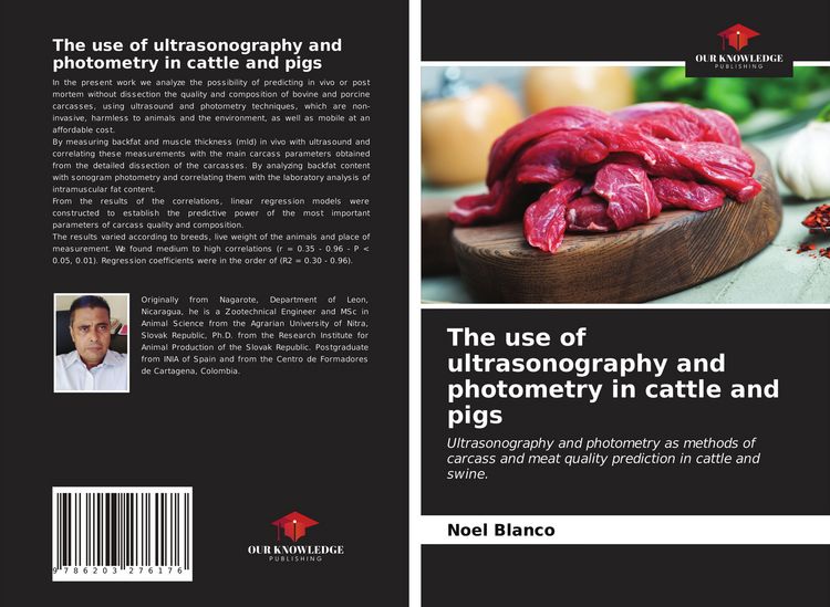 Produktbild: The use of ultrasonography and photometry in cattle and pigs