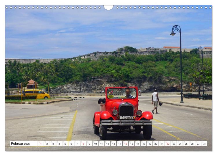 Produktbild: Ford Modell A - Ein r&uuml;stiger Neunzigj&auml;hriger in Havanna (Wandkalender 2026 DIN A3 quer), CALVENDO Monatskalender