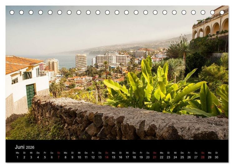 Produktbild: Teneriffa - Insel des ewigen Fr&uuml;hlings (Tischkalender 2026 DIN A5 quer), CALVENDO Monatskalender