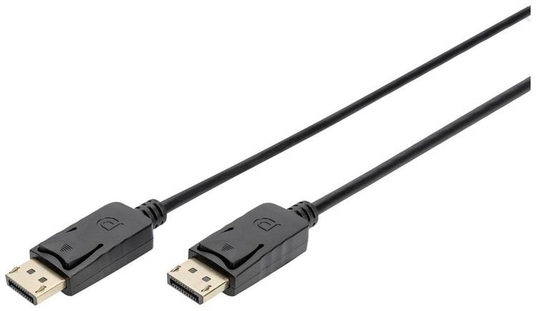 Produktbild: Digitus DisplayPort Anschlusskabel DisplayPort Stecker, DisplayPort Stecker 3.00 m Schwarz AK-340103-030-S DisplayPort-Kabel