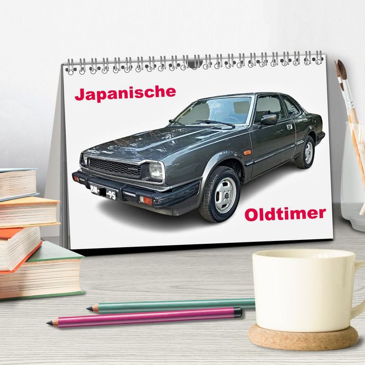 Produktbild: Japanische Oldtimer (Tischkalender 2026 DIN A5 quer), CALVENDO Monatskalender