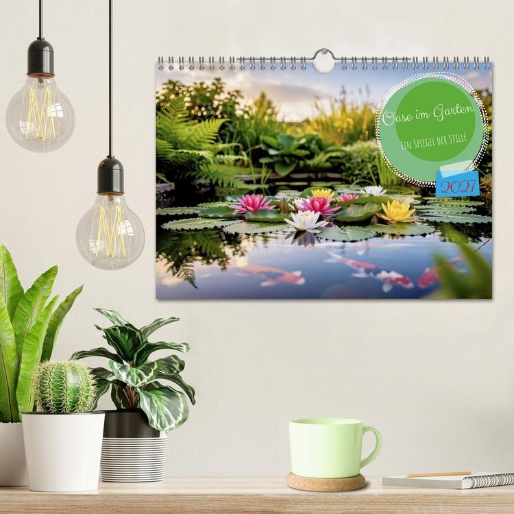 Produktbild: Oase im Garten (Wandkalender 2027 DIN A4 quer), CALVENDO Monatskalender