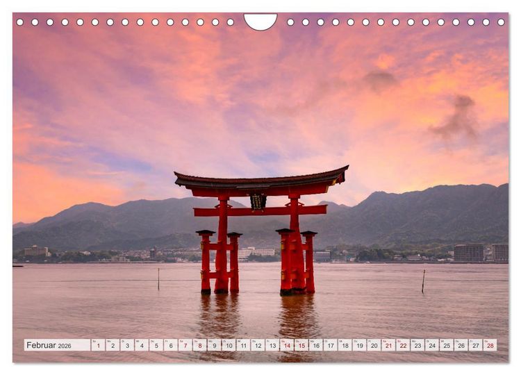 Produktbild: JAPAN Reise durch Zeit und Sch&ouml;nheit (Wandkalender 2026 DIN A4 quer), CALVENDO Monatskalender