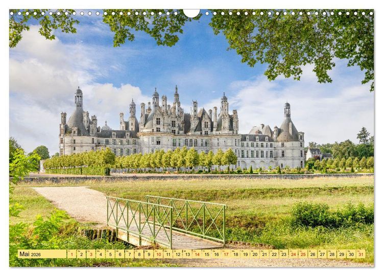 Produktbild: Ch&acirc;teaux. Im Tal der Loire (Wandkalender 2026 DIN A3 quer), CALVENDO Monatskalender