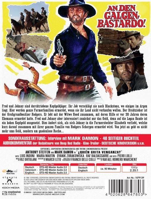 Produktbild: An den Galgen, Bastardo - Mediabook A (+ Blu-ray)