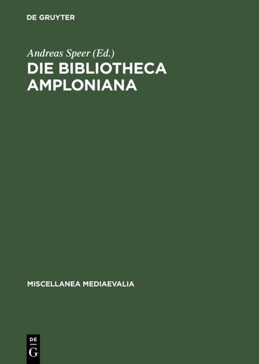 Produktbild: Die Bibliotheca Amploniana
