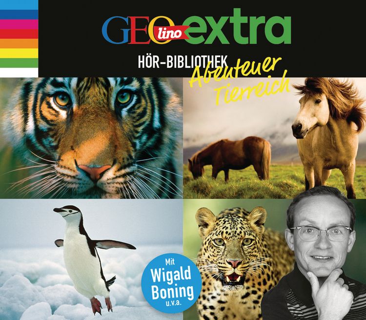 Produktbild: GEOlino extra H&ouml;r-Bibliothek &ndash; Abenteuer Tierreich