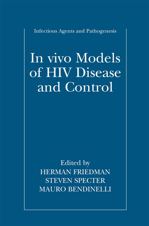 Produktbild: In vivo Models of HIV Disease and Control