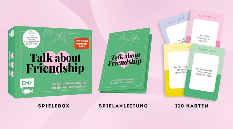 Produktbild: Kartenspiel: Talk about Friendship &ndash;&nbsp;Das Kommunikationsspiel f&uuml;r deinen Freundeskreis