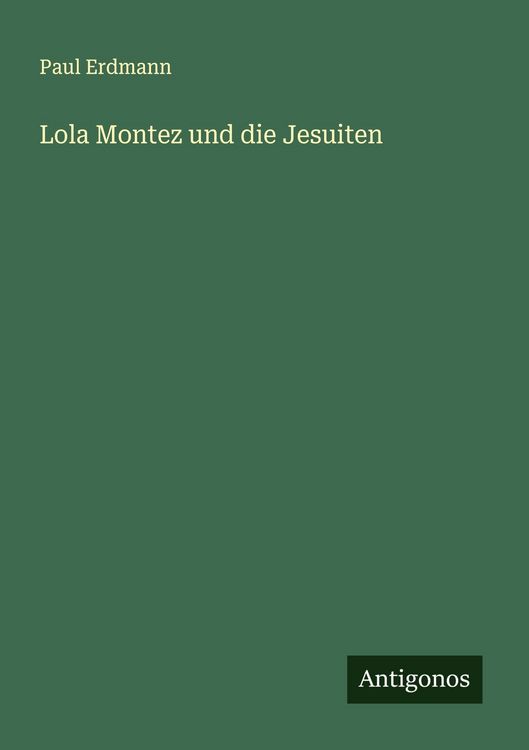 Produktbild: Lola Montez und die Jesuiten