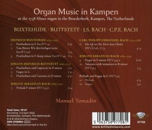 Produktbild: Organ Music in Kampen:Buxtehude,Buttstett
