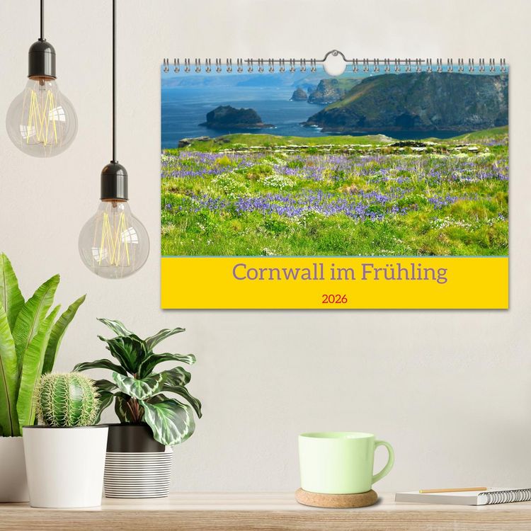 Produktbild: Cornwall im Fr&uuml;hling (Wandkalender 2026 DIN A4 quer), CALVENDO Monatskalender