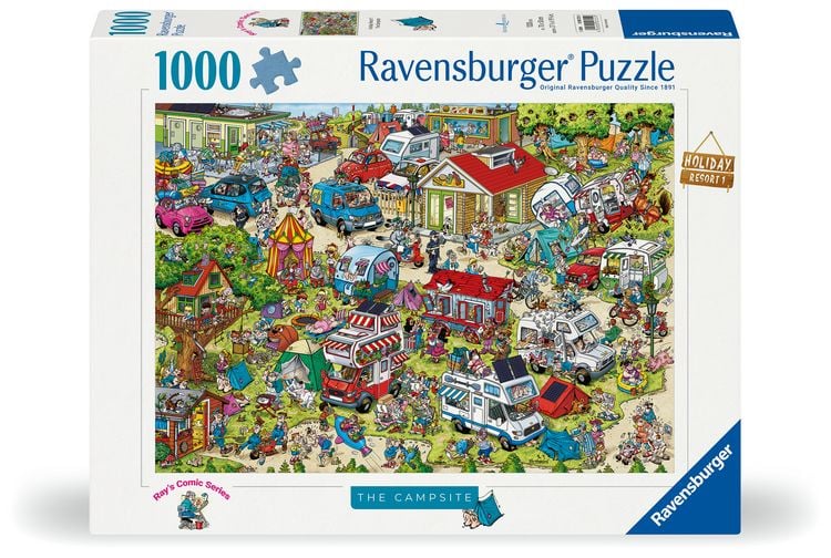 Produktbild: Erwachsenenpuzzle 1000 Teile - Ray Nicholson - Der Campingplatz
