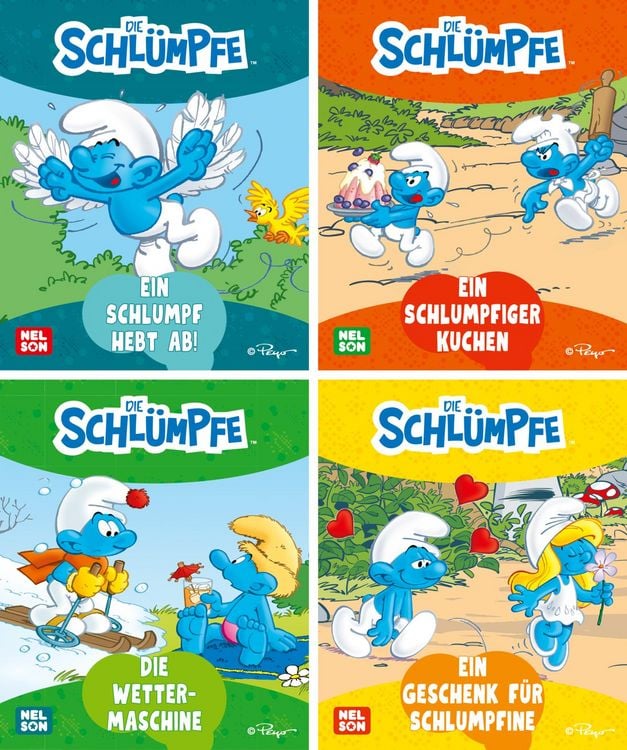 Produktbild: Nelson Mini-B&uuml;cher: 4er Schl&uuml;mpfe 1-4