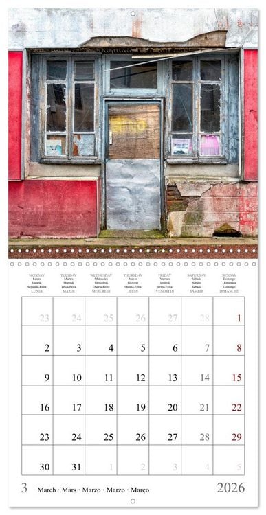 Produktbild: L'&acirc;me des boutiques oubli&eacute;es (Calendrier mural carr&eacute; 2026 30x30 cm) Calendrier double avec une page pour vos prises de notes