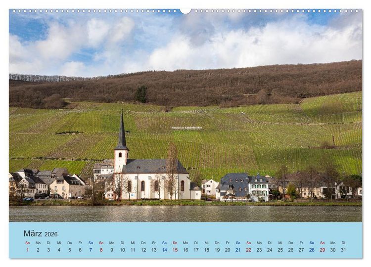 Produktbild: Moselansichten (hochwertiger Premium Wandkalender 2026 DIN A2 quer), Kunstdruck in Hochglanz