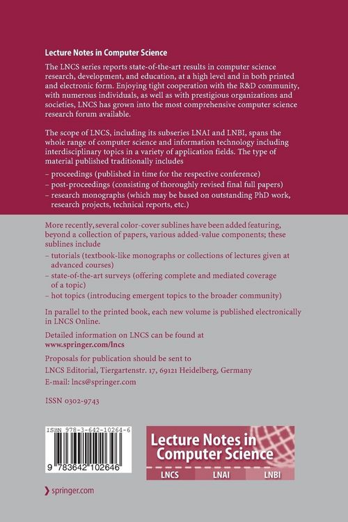Produktbild: Software Technologies for Embedded and Ubiquitous Systems