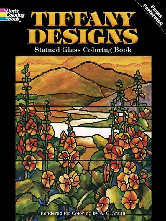 Produktbild: Smith, A: Tiffany Designs Stained Glass Coloring Book