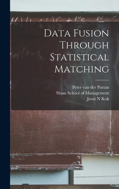 Produktbild: Data Fusion Through Statistical Matching