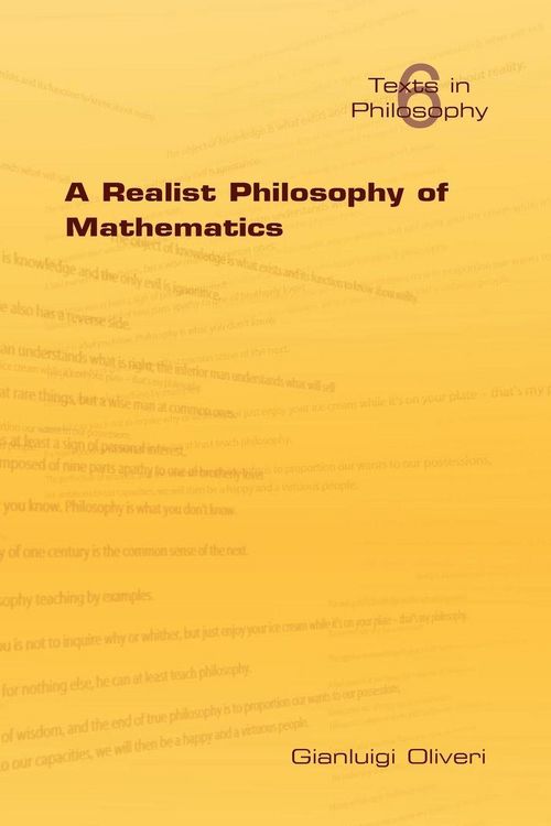 Produktbild: A Realist Philosophy of Mathematics